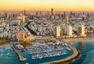 Tel Aviv in Israel Luftaufnahme Aerial (borisbelenky / stock.adobe.com)  lizenziertes Stockfoto 
Infos zur Lizenz unter 'Bildquellennachweis'